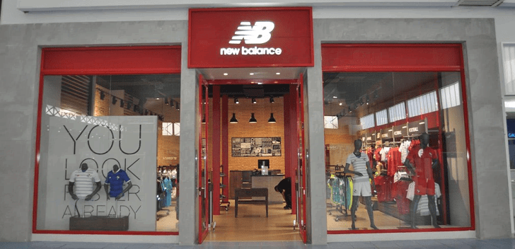 new balance the mall