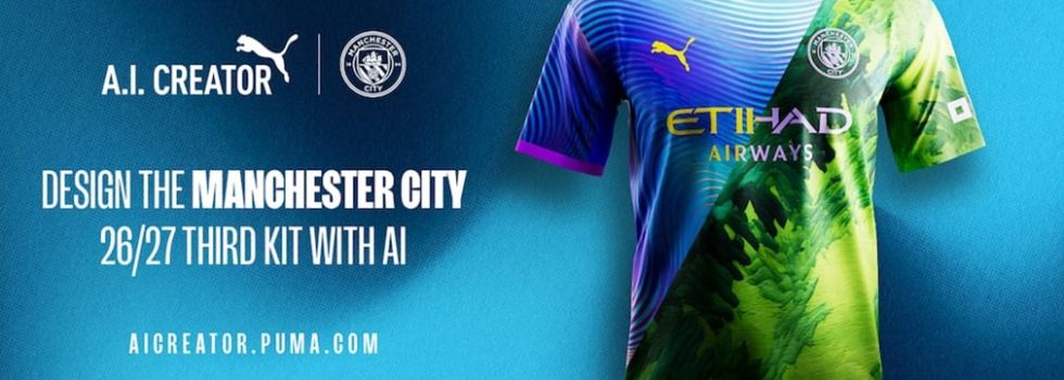 Puma y la IA: juntas para diseñar el tercer uniforme de Manchester City FC 2026