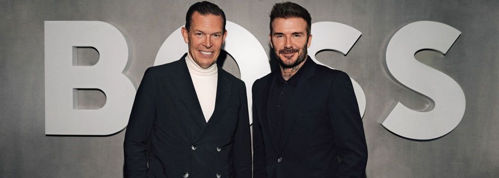 Hugo Boss se alía con David Beckham para impulsar el diseño y la imagen de Boss